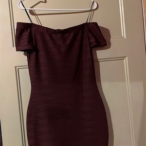 Purple, thigh length